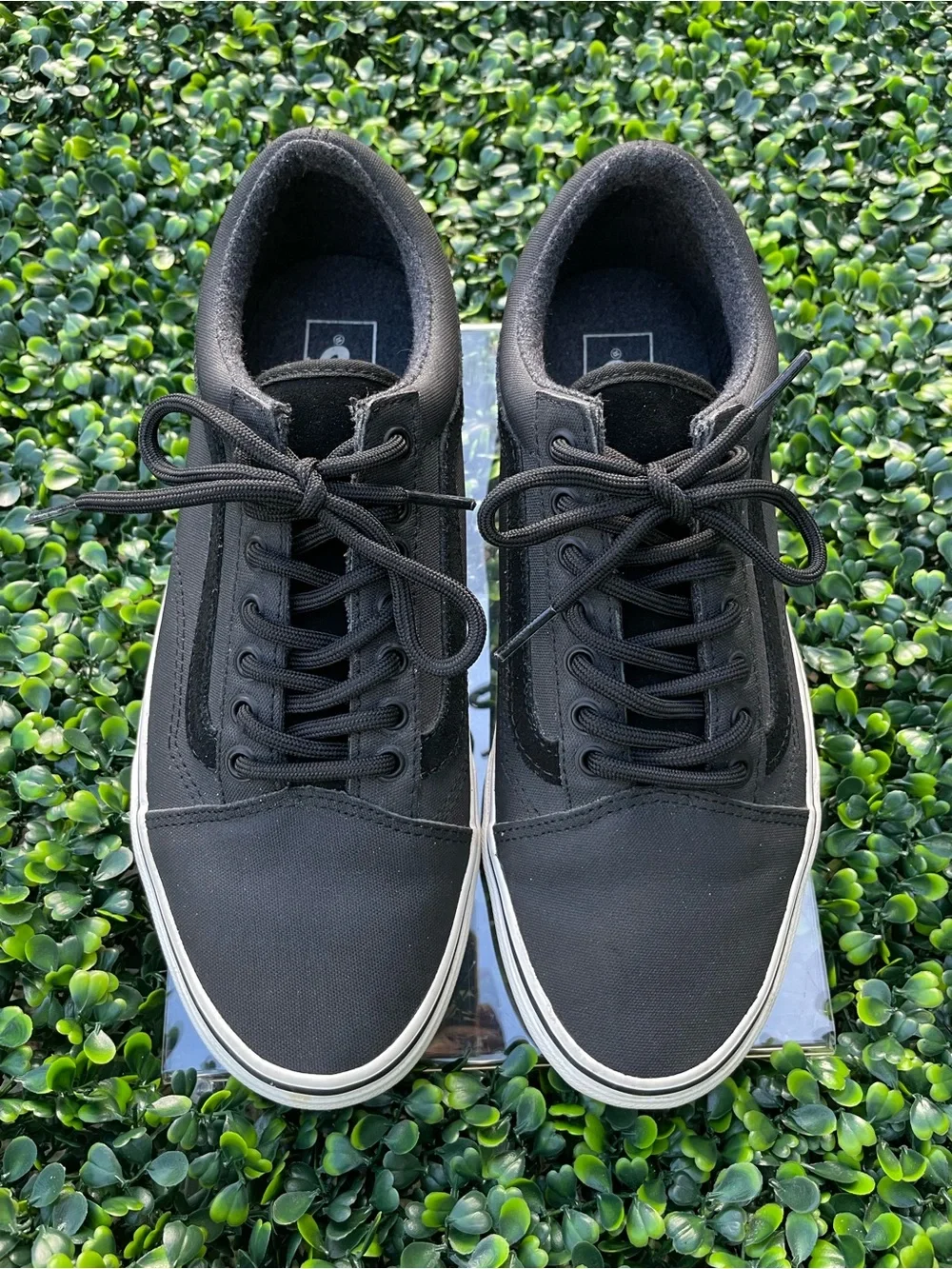 Vans Charcoal and White Casual Shoes size mens 8.5 women’s 10